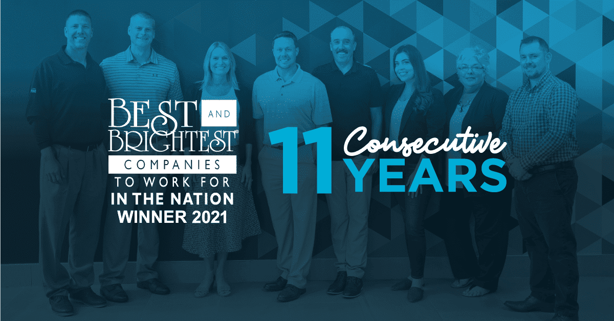 Best and Brightest 11 consecutive years