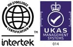 UKAS Management Systems ISO 270001 Certifications Intertek