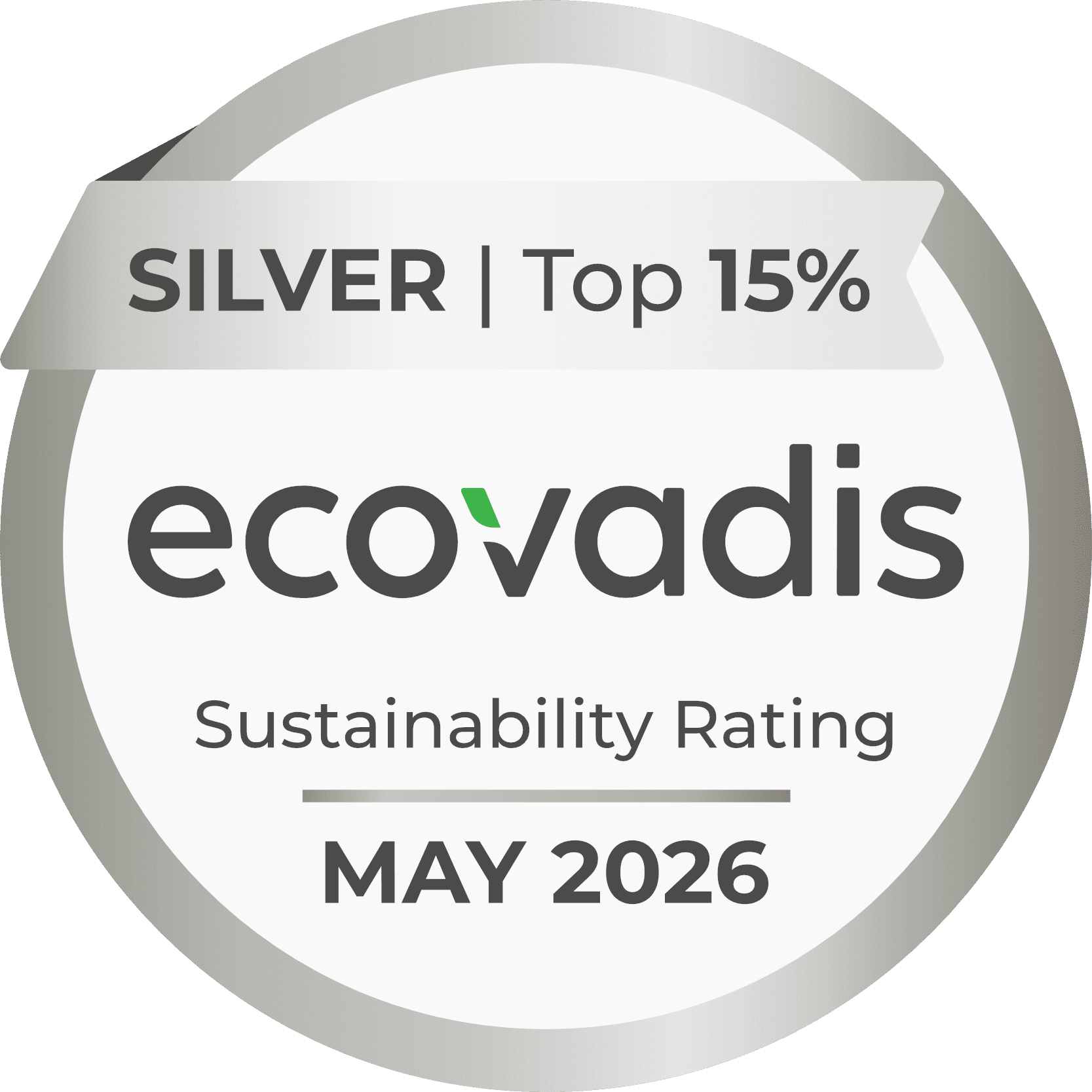 EcoVadis Sustainability Rating | Silver