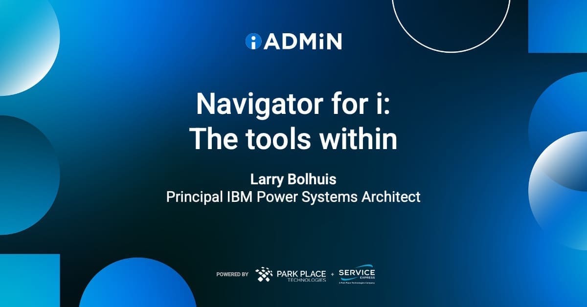 Navigator for i: The tools within